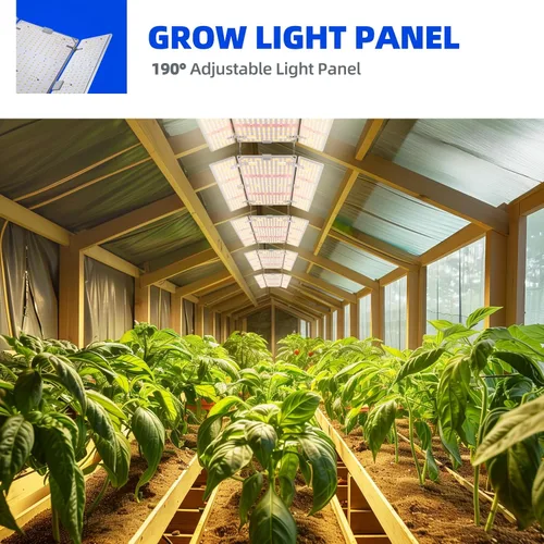 Miniatura 8 de Barrina 4x4 Luces de Cultivo para Plantas de Interior de Espectro Completo, BU2000 Atenuable, Panel de Luz de Crecimiento LED Ajustable, 816 LEDs
