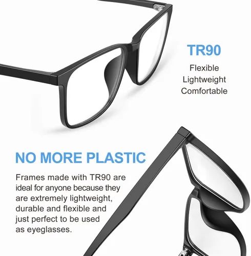 Miniatura 5 de Paquete de 2 lentes de bloqueo de luz azul para fatiga ocular en computadora