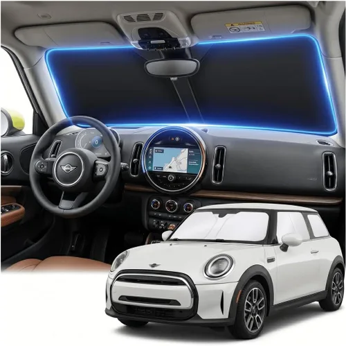 Miniatura 156 de Parasol para parabrisas Rivian R1S/R1T 2022-2024 2025 2026, parasol para ventana frontal, ajuste personalizado, accesorios R1S, visera solar