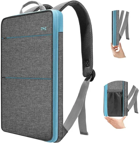 Miniatura 6 de ZINZ Mochila delgada y expandible para laptop con funda de 15, 15.6 y 16 pulgadas, bolsa resistente a derrames para notebooks, estuche
