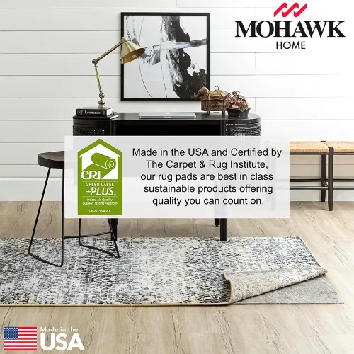Miniatura 5 de Mohawk Home Almohadilla para alfombra con agarre antideslizante de 2 pies 2 pulgadas x 10 pies, cojín de fieltro de doble superficie de 1/4 pulgadas