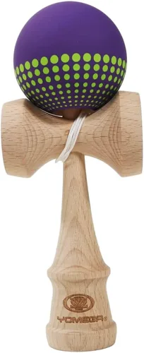 Miniatura 6 de Yomega Pro Model Kendama - El tradicional juego de habilidades japonés para lanzar y atrapar con pintura de goma para facilitar el juego de Negro