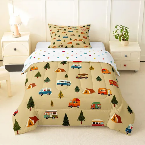 Miniatura 26 de Erosebridal Yoga Gifts Comforter Set for Kids Boys Girls Yoga Chakras Bedding Sun and Moon Duvet Set Boho Tribal Comforter Twin with 1 Pillowcase