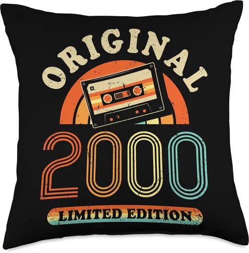 Miniatura 4 de Retro Limited Edition 2000 Cassette Tape 26th Birthday Throw Pillow
