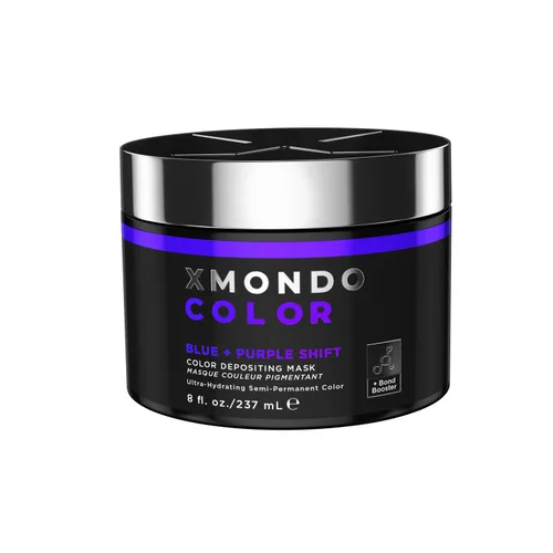 Miniatura 10 de XMONDO Color Super Purple Depositing Mask y tinte morado semipermanente, infundido con tecnología Bond Booster y ácido hialurónico para nutrición