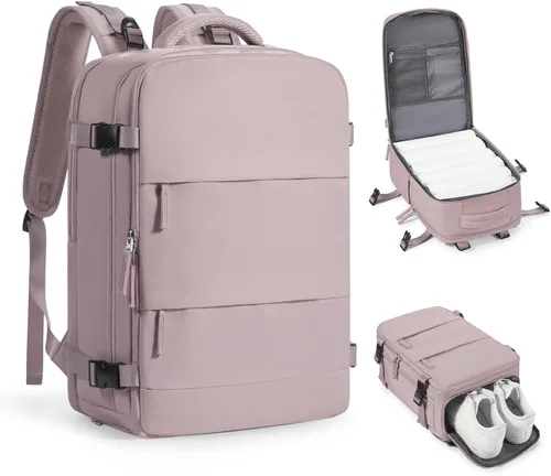 Miniatura 71 de coofay Mochila de viaje, para laptop, unisex, aprobada para aviones, bolsa de mano, equipaje, para artículos personales, para debajo del asiento