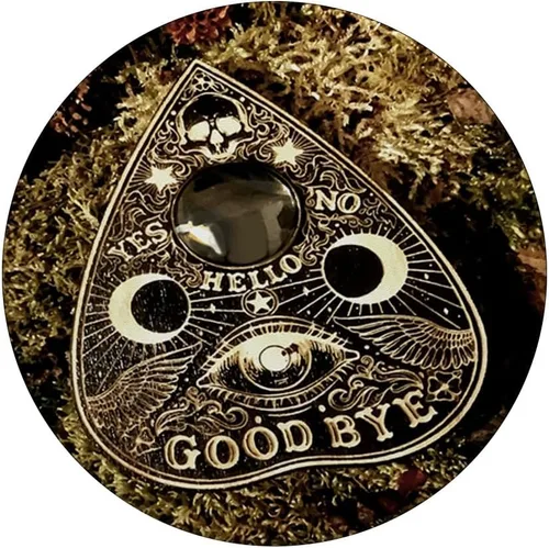 Miniatura 3 de Lindo tablero de alcohol Ouija de planchette, estilo vintage, gótico, de terror, PopSockets MagSafe PopGrip para iPhone