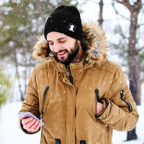 Miniatura 6 de Beanie Hats for Men Women Winter Warm Knit Cuffed Beanies with Duck Design for Cold Weather