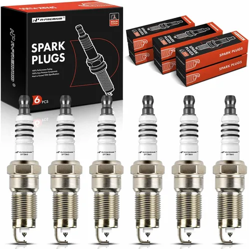Miniatura 10 de A-Premium Bujías de iridio y platino compatibles con Ford Focus, Escort y Chevrolet Beretta, S10, GMC Sonoma y Buick Century y Isuzu Hombre