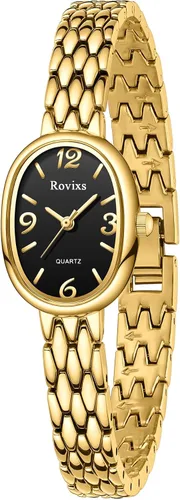 Miniatura 35 de Petite Vintage Luxury Women Watch, Japanese Movement, Elegant Retro Ladies Dress Watch, Water Resistant