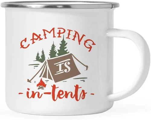 Miniatura 28 de Andaz Press Taza de café de acero inoxidable de 11 onzas, regalo de «And So The Adventure Begins», 1 paquete, cumpleaños, Navidad, exteriores, boda