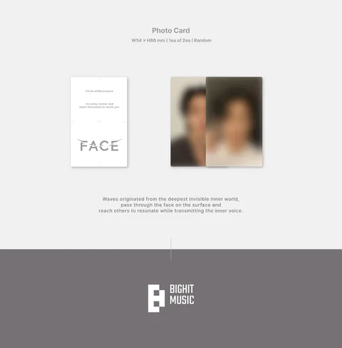 Miniatura 7 de Jimin BTS FACE Weverse Álbumes ver.