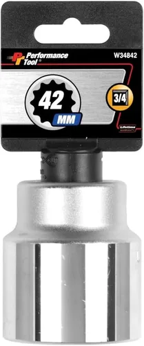 Miniatura 26 de Performance Tool W34855 - Llave de vaso estándar de 12 cantos de 3/4" 55mm