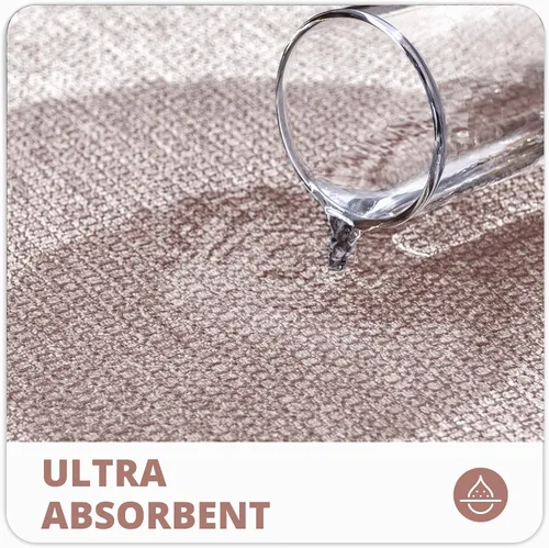 Miniatura 3 de Tapete de baño ultrafino, con base de goma, antideslizante, secado rápido, lavable a máquina, pelo bajo, absorbente, para ducha exterior, fregadero