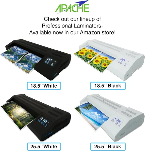 Miniatura 5 de Apache Map Banner Size Laminating Pouches, 3 Mil, 5 Pack, 18 x 120 Inch Pouch Size Laminating Sheets, Thermal Laminator Compatible, Super Clear