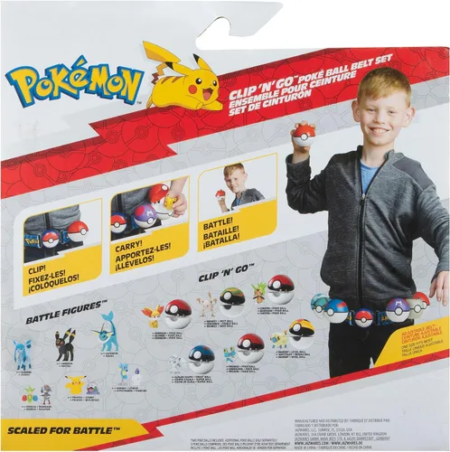 Miniatura 7 de Set de Pokémon - Figura de Batalla de Bulbasaur de 2 Pulgadas con Clip ‘N’ Go con Bola Nido y Accesorios de Poké Ball