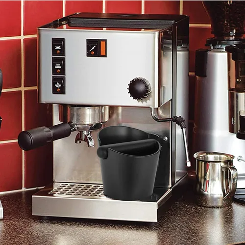 Miniatura 5 de Caja de café expreso, caja de café de 4.8 pulgadas, contenedor de café expreso para posos de café con barra extraíble y base antideslizante