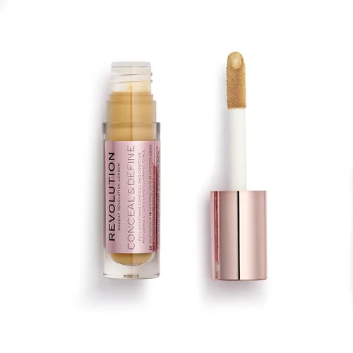 Miniatura 2 de Makeup Revolution Oculta y define el corrector, cobertura completa y acabado mate, C11.2 para tonos de piel medianos/bronceados, vegano y libre