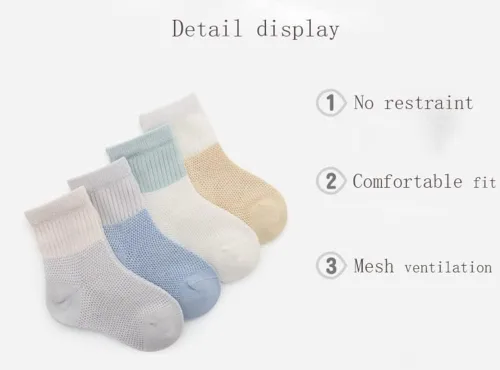 Miniatura 3 de FYLuoke Baby Girls Boys Socks Unisex-Baby Infant Cotton Crew Socks for Skid Toddler Ankle Socks Set