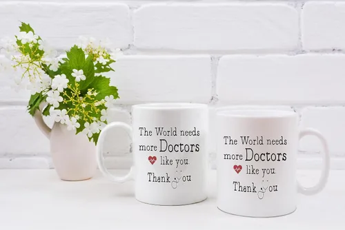 Miniatura 5 de QASHWEY Taza de Doctor, Tazas de Café de Regalos para Doctores, Regalos de Apreciación para Doctores, Regalo de Taza de Té para Doctores