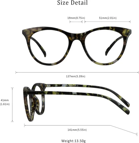 Miniatura 3 de LifeArt Lentes de bloqueo de luz azul, antifatiga ocular, anteojos de lectura para computadora, anteojos de juegos, gafas de TV para mujeres