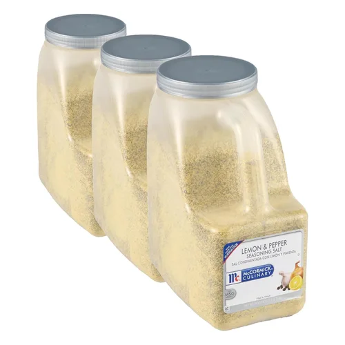 Miniatura 11 de Condimento McCormick Culinary de limón y pimienta, 7.5 libras - Un contenedor de 7.5 libras de condimento a granel de limón y pimienta, perfecto