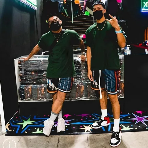Miniatura 8 de BOOMLEMON Pantalones cortos de baloncesto para hombre, pantalones cortos deportivos de entrenamiento de hip hop, pantalones cortos de malla