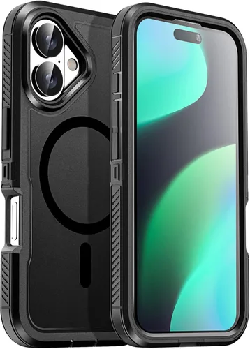 Miniatura 26 de AICase Funda para iPhone 13/14/16e [Compatible con Magsafe], Protección contra caídas de alta resistencia, Defensa multicapa, Grado militar