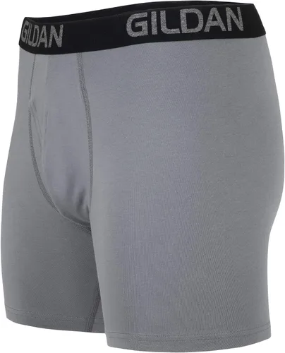 Miniatura 4 de Gildan - Calzoncillos tipo bóxer elásticos de algodón para hombre, paquete múltiple
