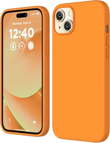 Miniatura 11 de Funda de silicona para iPhone 15 Plus, cubierta protectora de cuerpo completo, forro de microfibra suave antiarañazos, funda delgada ultrafina
