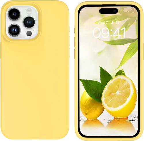 Miniatura 131 de GUAGUA Funda compatible con iPhone 17 Pro Max de 6.9 pulgadas, silicona líquida, goma de gel suave, delgada, forro de microfibra delgada