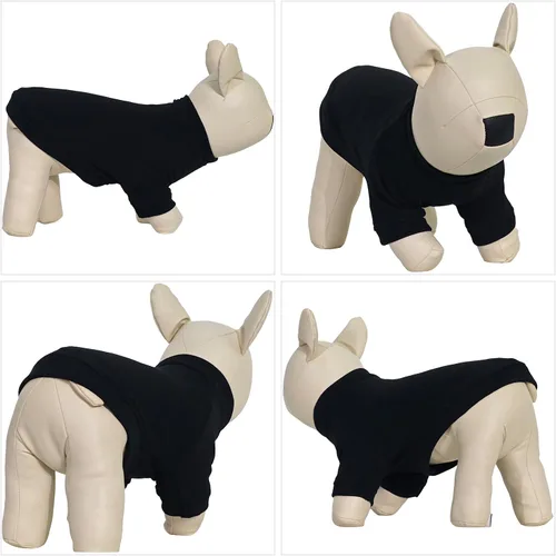 Miniatura 2 de Lovelonglong Sudadera para perro, otoño, invierno, clima frío, camisetas para perros pequeños, medianos y grandes, ropa en miniatura, Schnauzer Shih