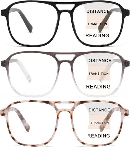 Miniatura 14 de Gafas de lectura de aviador para mujeres, hombres y hombres, bloqueo de luz azul, para lectura de computadora, estilo polit, gafas de moda