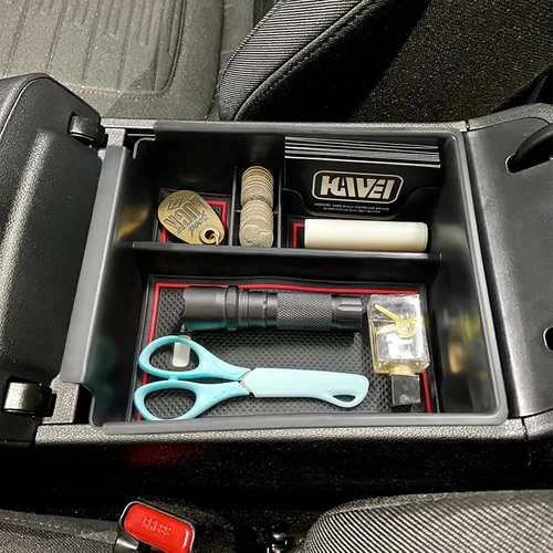 Miniatura 3 de HGWEI Organizador de Consola Central Compatible con Hyundai Tucson 2022-2024 y Santa Cruz 2022-2025 Accesorios Interiores Bandeja Insertable de Caja