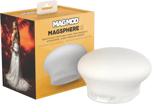 Miniatura 6 de MagSphere 2 Difusor de flash por MagMod, modificador de flash de iluminación de fotografía, accesorio difusor de luz magnético, control de luz