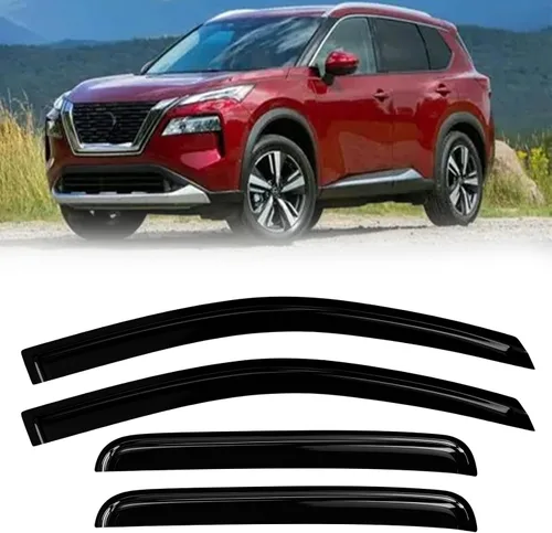 Miniatura 36 de Protectores de lluvia de ventana para Ford F150 SuperCab 2004-2014 2 piezas deflector de ventana para 09-14 F-150 con 2 puertas delanteras
