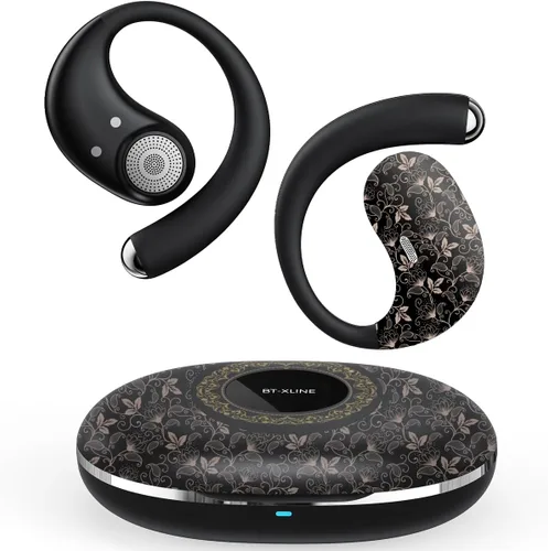 Miniatura 8 de Micool Auriculares deportivos de oreja abierta Bluetooth 6.0, auriculares inalámbricos con clip con tiempo de reproducción de 36 horas para correr