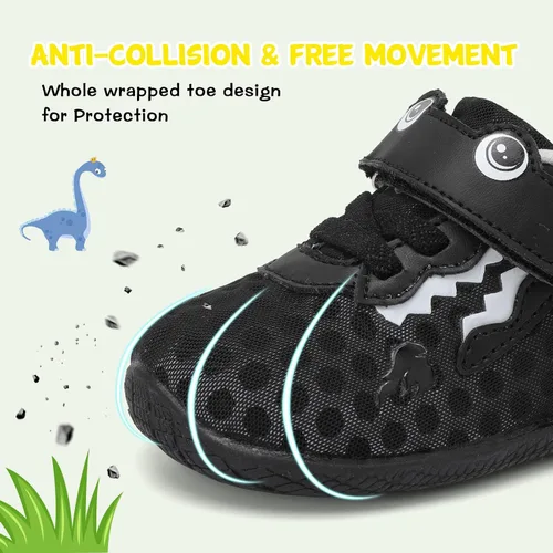 Miniatura 5 de JIASUQI Zapatos deportivos transpirables para bebés niños y niñas, zapatos para caminar para bebés de 0 a 18 meses