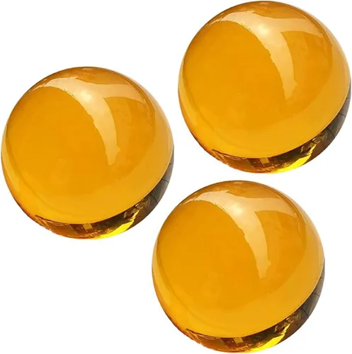CHENGXINWENHUA Juego de 3 orbes para cuencos y jarrones, bola de esfera de cristal de 3 pulgadas de diámetro, esfera de cámara y orbe de fotografía