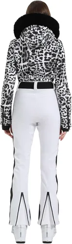 Miniatura 90 de GSOU SNOW Traje de esquí para mujer, traje de nieve de una pieza, para snowboard, delgado, aislante, impermeable, resistente al viento