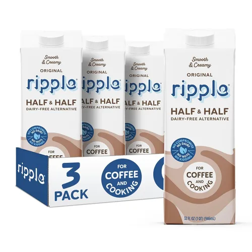 Miniatura 11 de Ripple Leche no láctea, original, leche vegana con proteína de guisante de 0.28 oz, cartones de porción individual estables para llevar, sin OMG, a