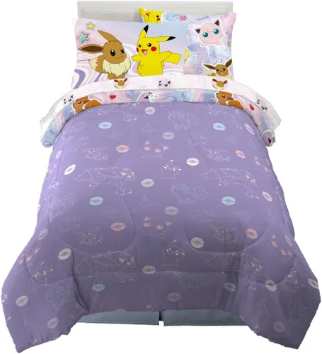 Miniatura 113 de Franco - Juego de edredón y sábanas supersuaves con funda, para niños, 7 piezas, tamaño matrimonial, Five Nights At Freddy's Cinco noches en Freddy's