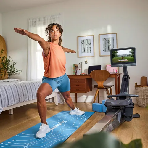 Miniatura 9 de Máquina de remo Hydrow Wave con pantalla táctil HD de 16" y altavoces - Plegable Entrenamientos en vivo desde casa, se requiere suscripción Negro