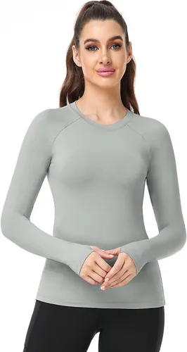 Miniatura 5 de CADMUS Camisa de manga larga para correr de secado rápido para mujer