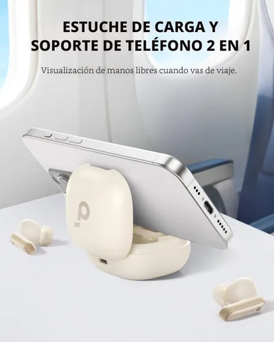 Miniatura 2 de Soundcore P40i by Anker, auriculares inalámbricos con cancelación de ruido, cancelación de ruido adaptativa a ambientes, graves pesados, tiempo