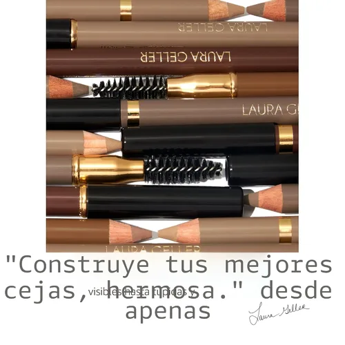 Miniatura 7 de LAURA GELLER NEW YORK Bravo Brows - Lápiz suave + cepillo, color rubio