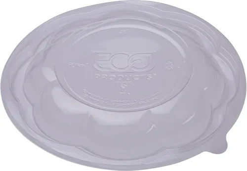Miniatura 7 de Eco-Products - Tapas compostables para ensalada de 18 onzas, caja de 300, se adapta a recipientes redondos de 18 onzas, material PLA renovable hecho
