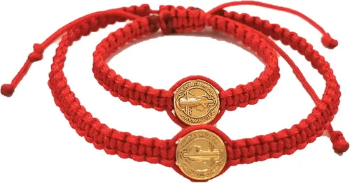 Miniatura 6 de Pulsera para bebé - Pulsera de macramé rojo para bebé - recién nacido - Baby Shower - Bautismo - Regalo de cumpleaños - Tutti Jewelry