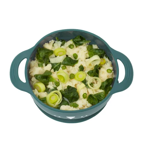 Miniatura 2 de Babymoov TAST'ISY - Juego de alimentación para bebés, cuenco de succión y cuchara de silicona no tóxica sin BPA (apto para microondas y lavavajillas)