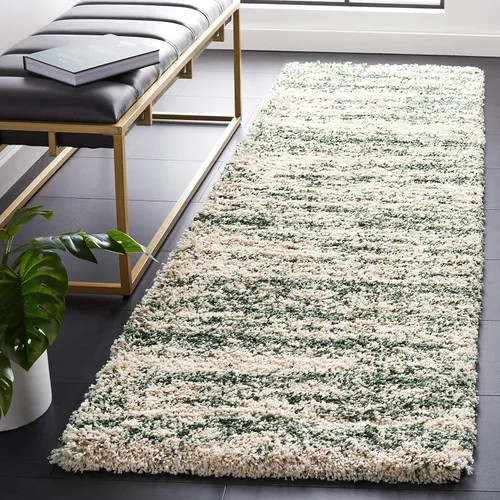 Miniatura 18 de SAFAVIEH Hudson Shag Collection - Alfombra decorativa de 2 x 3 pies, diseño moderno, no desprende pelusa y de fácil cuidado, 2 pulgadas de grosor